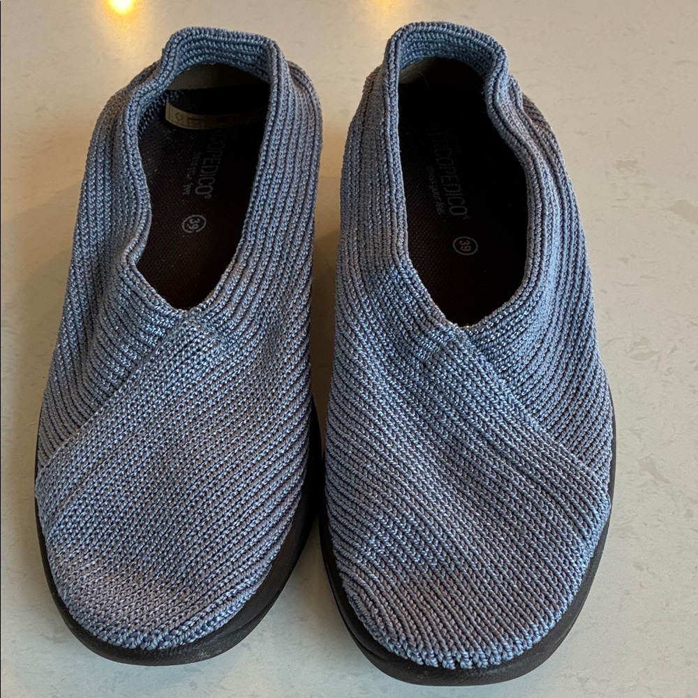 Arcopedico Women's Blue Knit Shoes